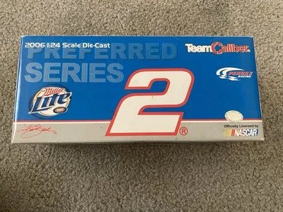 Rare 2006 Kurt Busch #2 Miller Lite Autographed 1:24 Scale Diecast Car - Image 1 of 4