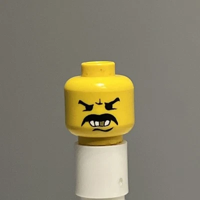lego minifigure Head / Male Gold Tooth  - Genuine Lego - Lego Western - Image 1 of 2