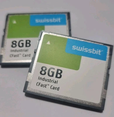 1 pc. ORIGINAL GERM. NEW Swissbit 8GB Industrial CFast Card Memory Card - Image 1 of 3
