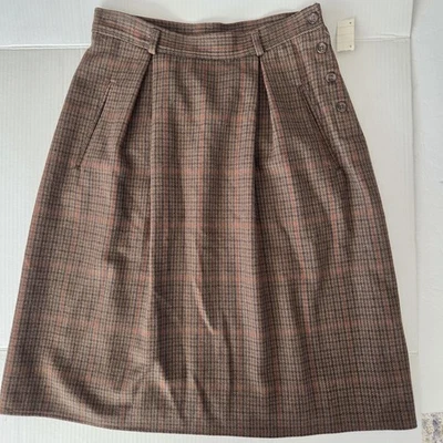 De Colección Calvin Klein Clasificaciones Gran Lana Británica 12 Bolsillos Forrados Etiqueta a Cuadros Foto 1 de 4