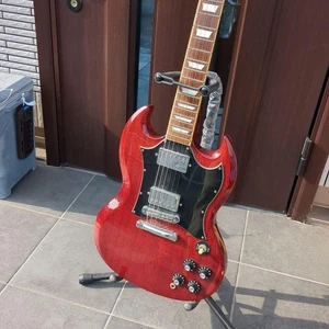 Chitarra elettrica FERNANDES Burny SG Style con custodia morbida dal GIAPPONE - Foto 1 di 10