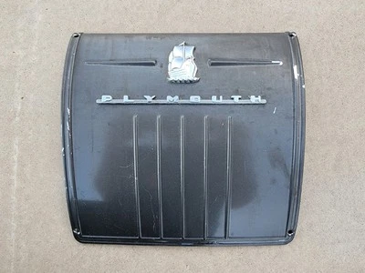 Panel central de tablero de coche Plymouth 1951 1952 fabricante de equipos originales emblema guión radio eliminación original Foto 1 de 4