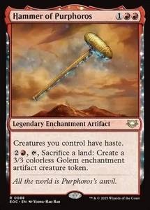 MTG - HAMMER OF PURPHOROS - Edge of Eternities Com (R) - Picture 1 of 1