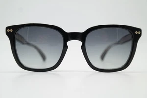 Sonnenbrille Gucci GG0184O Schwarz Gold Oval sunglasses Brille Neu - Picture 1 of 6