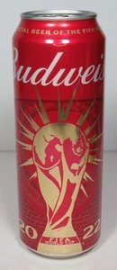 Budweiser The Official Beer of the FIFA World Cup 2022 25 oz Empty Beer Can - Picture 1 of 6