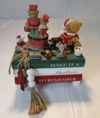 A Christmas to Remember Assemblage, Diorama, Shelf Sitter, Centerpiece - Image 1 of 4