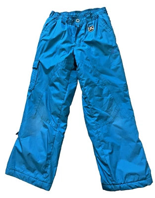 Pantalones de nieve/esquí para niñas ZeroXposur talla pequeña 7-8 Aqua Snow pantalones de esquí ropa exterior Foto 1 de 4