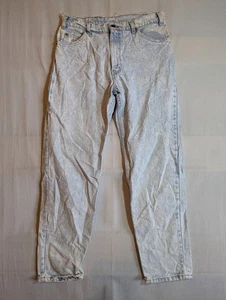 Vintage Levi Jeans Men's 34X30 Taper Acid Wash Blue 100% Cotton USA Orange Tab - Picture 1 of 12