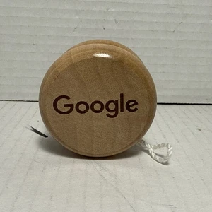 Google Madera YoYo Novedad Juguete Hilo Blanco Empresa Tecnológica Oficial Raro Mercancía Logo - Imagen 1 de 5