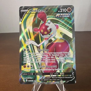 Medicham V (Full Art) 185/203 SWSH07: Evolving Skies Holo - Picture 1 of 2