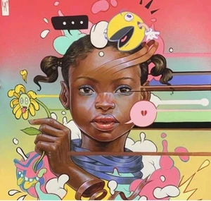 ❤️ Kayla Mahaffey "Disjointed" Art Print LE 100 - Picture 1 of 1