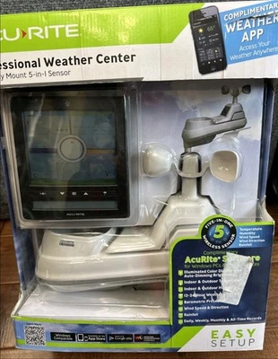 AcuRite Wireless Professional Weather Center Complete System Last One Save $$. - Image 1 of 3