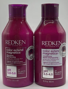 Acondicionador y champú Redken Color Extend Magnetics 2PK ~ 10,1 FL OZ CADA UNO ~ NUEVO - Imagen 1 de 2