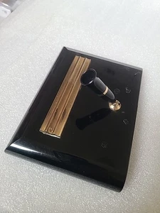 Sheffer Vintage Metal & Brass Pen holder De desk decoration. - Bild 1 von 12