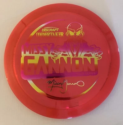Discraft Undertaker 2021 Disc Golf Red Z Line, 174g, Missy Gannon Tour Series - Image 1 of 4