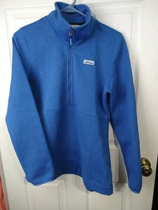Sudadera deportiva Orvis para hombre S azul con caparazón suave 1/4 cremallera azul Atheleisure - Imagen 1 de 11