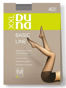 Duna (Ukraine) Basic Line 40 DEN - Plus Size Damen Strumpfhose, verstärkte Shorts - Bild 1 von 8