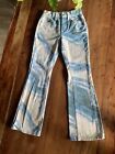 BDG Jeans bootcut flare marble '90s Mid Rise 4 Blue Multi Urban Outfitters 