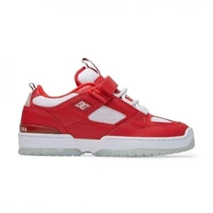 Nuevo zapato para hombre DC JS1 rojo/blanco - Imagen 1 de 3