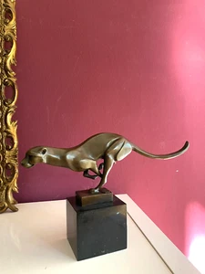 Bronzes Sculpture Panrhere Moderne on black marble base after Milo - Picture 1 of 7