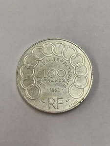Moneda De 100 Francos De Plata Jean Monnet "Unir A Los Hombres" 1992 - Imagen 1 de 2