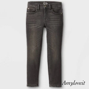 Boys' Super Stretch Super Skinny Fit Jeans, Black - HUSKY 10 NWT - Picture 1 of 4