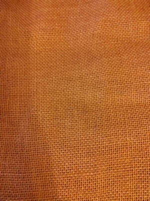 Burlap Fabric 48 In. Wide 100% Jute Rust Colored 2.5 Yards - Image 1 of 3