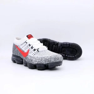 Talla EE. UU. Nike Air VaporMax Flyknit 2 Blanco Gris Zapatos Para Hombre Envío Gratis - Imagen 1 de 5