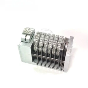 6 Digits Numbering Machine Forward for Letterpress Number Coding 4X8 Cicero - Picture 1 of 4
