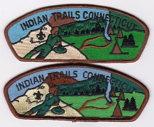 LOT OF 2 CSP'S - INDIAN TRAILS COUNCIL - S-1A & S-1B - MERGED IN 1994 - Bild 1 von 1