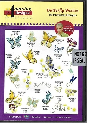 Amazing Designs - Butterfly Wishes (CD-ROM) New - Image 1 of 2