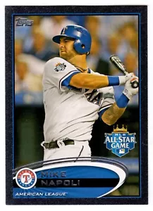 2012 TOPPS UPDATE SERIES #US177 MIKE NAPOLI BLACK #/61 - Picture 1 of 1