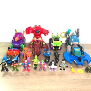Imaginext Batman Figures Lot Figurines Toys DC Super Friends Playset Vehicles 20 - Picture 1 of 19