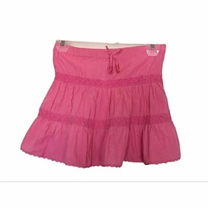 Girls Skirt Sweet Heart Size 4T Pink Toddler Embroidery Trim - Picture 1 of 12