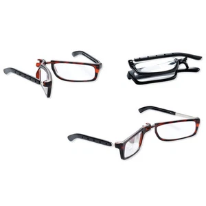 Lesebrille Herren Brille Neal Faltlesebrille mit Teleskopbügeln inkl. Zipperetui - Picture 1 of 7