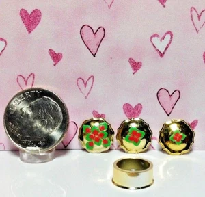 Dollhouse Miniature Powder/Jewelry Box for Dresser/Vanity - All 3 Christmas 1:12 - Picture 1 of 1