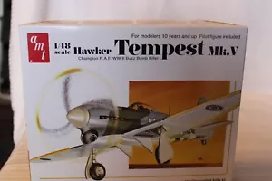 1/48 Scale AMT, Hawker Tempest Mk.V Airplane Model Kit #901/12 BN Open Box - Picture 1 of 3