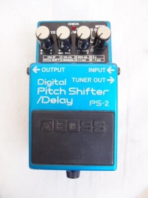 Pedal de efeitos de guitarra Boss PS-2 digital câmbio atraso em funcionamento - Imagem 1 de 4
