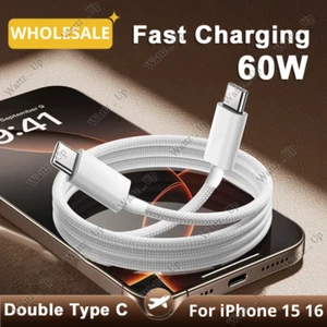 Wholesale For iPhone 15 16 ProMax Plus USB-C Fast Charger Cable Type C Data Cord - Picture 1 of 8