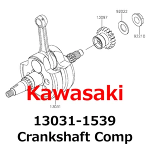【NEW】Kawasaki Genuine Crankshaft Comp 13031-1539 Direct From Japan - Picture 1 of 1