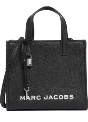 Bolso Bandolera Marc Jacobs Bold Mini Grind Cuero ~NUEVO CON ETIQUETAS~ Negro Foto 1 de 4
