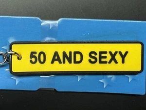 VTG Truckstop, Humor, Fun, Naughty Rubber Keychain Approximately 4“ Total Length - Picture 1 of 2