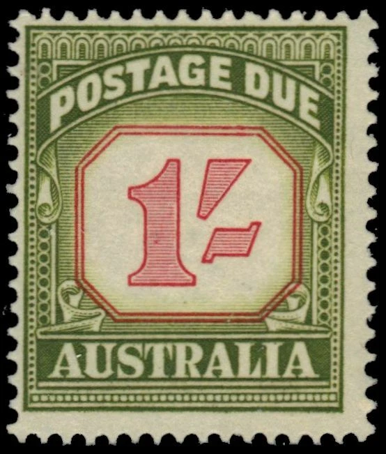 AUSTRALIA J94 - Numeral of Value "1958 Postage Due" (pa95468)  - Image 1 of 1