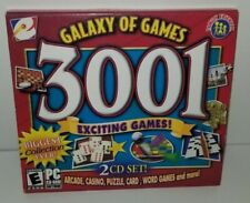 eGames Galaxy of Games 3001 (PC CD-ROM, 2006) 3001 Exciting Games 2 CD Set