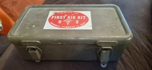 US Army Military Motor Vehicle Jeep General Purpose First Aid Kit -6545-922-1200 - Picture 1 of 12
