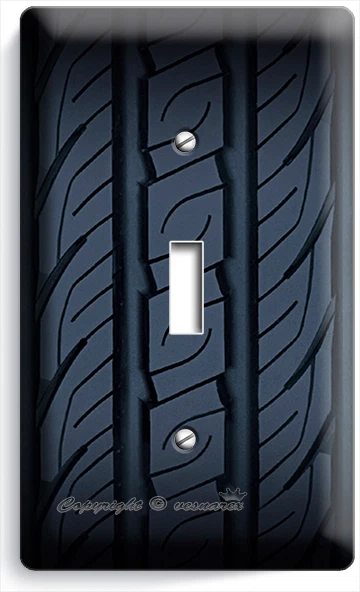 Carro de corrida caminhão pneu estilo 1 gangue interruptor de luz placa de parede homem caverna decoração garagem - Imagem 1 de 1