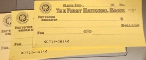 First National Bank-Mays, Indiana-old checks for bank/local history collector - Picture 1 of 4