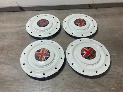 Mini escotilla Cooper 2005 tapacubos centrales de llantas de aleación 1512572 juego de 4 Foto 1 de 4