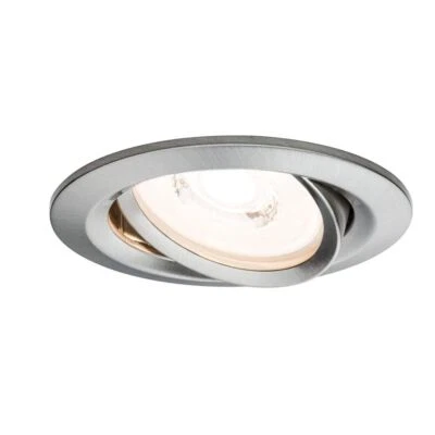 Paulmann 939.47 LED Coin Einbaustrahler Leuchtmittel 6,8W Lampe Eisen gebürstet - Bild 1 von 4