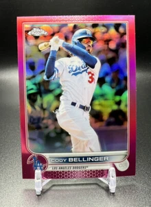 2022 Topps Chrome CODY BELLINGER Pink Refractor #106 Cubs Dodgers - Picture 1 of 2